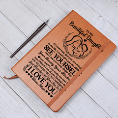 To My Beautiful Daughter – Leather Journal